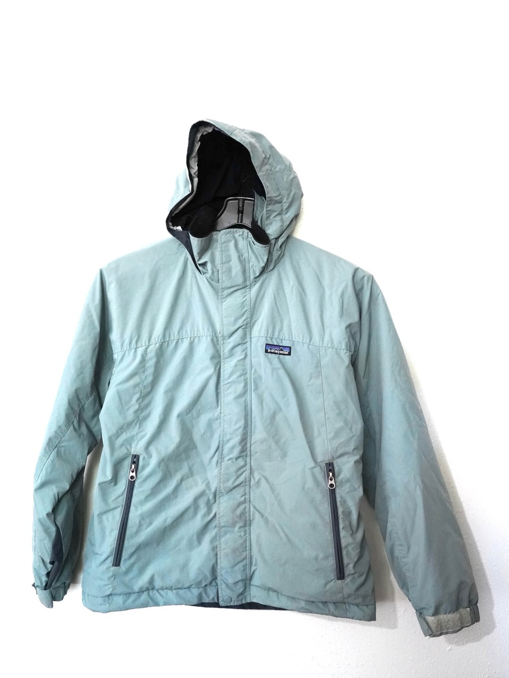 Vintage PATAGONIA Ski Jacket Womens Sz Small Blue Hi Pile Fleece Lined Blue